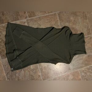 Olive Green Turtleneck Sweater